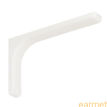 Wspornik z osłoną plastikową WSPP 115 / 115x78x25mm / biały malowany / op=2szt