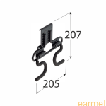 Wspornik do systemu GOLIAT SGH 7 / 207x205 / op=2szt
