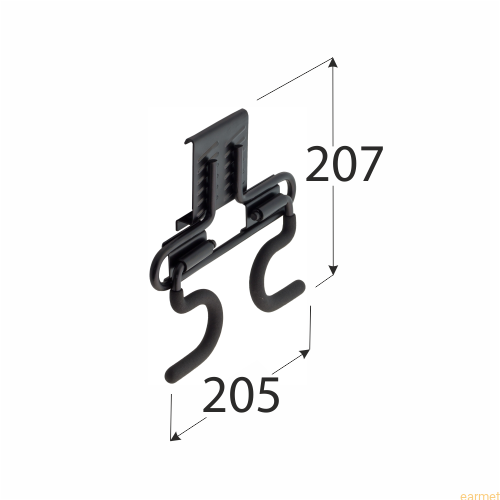 Wspornik do systemu GOLIAT SGH 7 / 207x205 / op=2szt
