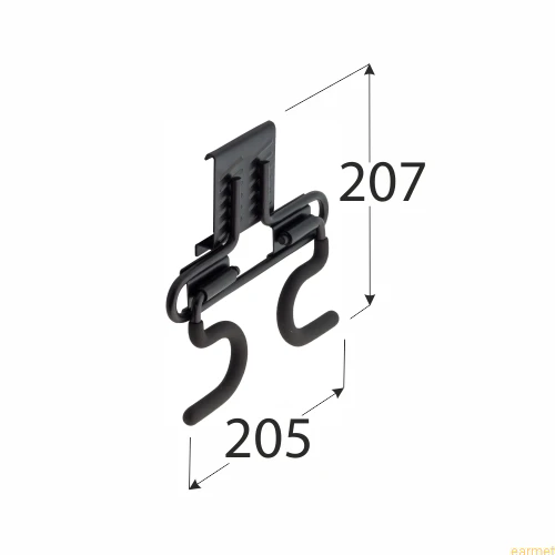 Wspornik do systemu GOLIAT SGH 7 / 207x205 / op=2szt