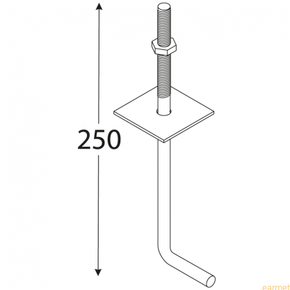 Kotwa Budowlana SK / M 12x250 mm /