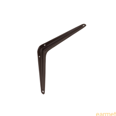 Wspornik półki stalowy WS 175 / 175x150mm / brązowy / 