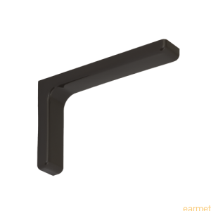 Wspornik z osłoną plastikową WSPP 180 / 180x115x25mm / brązowy / 