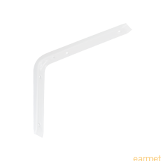 Wspornik klasyczne stalowe WSB 250 / 250x200mm / biały malowany / 