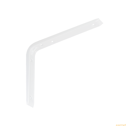 Wspornik klasyczne stalowe WSB 250 / 250x200mm / biały malowany / op=2szt