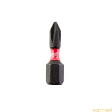 Bity udarowe do wkrętarki PH3 25mm 1/4" SHOCKWAVE  MILWAUKEE