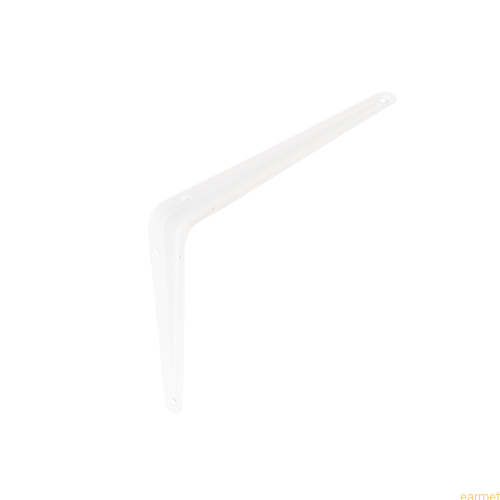 Wspornik półki stalowy WS 200 / 200x150mm / biały malowany / op=2szt