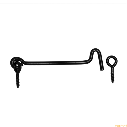 Haczyk zamykajacy wkręcany ZHK 120 / malowany czarny