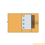 Wieszak belki ukryty BT-4 160 / 160x103x61x3,0/6,0mm