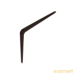 Wspornik półki stalowy WS 350 / 350x300mm / brązowy / op=2szt