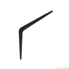 Wspornik półki stalowy WS 350 / 350x300mm / brązowy / 